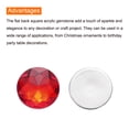 thumbnail image 4 of Piedras de Cristal Acrílicas Redondas de Fondo Plano, Piedras de Cristal Rojas de 25mm para Decoración de Manualidades 25Pcs, 4 of 7