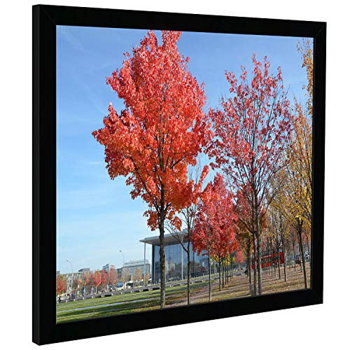 One Wall Wood Photo Frame Wall Mounting Material Included 1pcs 4x4 Black Picture Frame Clear Glass Well Packed Window 3.6x3.6