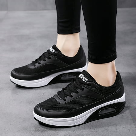 

Mesh Breathable Sneakers Runing Women Sports Outdoor LaceUp Shoes Fashion Shoes Women s Sneakers Ash Sneakers for Women Cross Training Sneakers for Women Workout Sneakers for Women Size 9 Denim