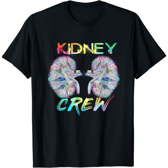 Kidney Crew Nephrology Nurse Team Renal Dialysis Technician T-Shirt mens t shirt,black,women,funny,misfits,men,journey