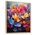 thumbnail image 2 of Designart "Leaves Of Luminous Colors I" Leaves Floater Framed Wall Art Prints, 2 of 5