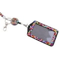 thumbnail image 3 of Yunhgft 1x Bling Rhinestone Lanyard with Retractable Reel Vertical ID Badge Holder Colorful, 3 of 6
