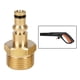 thumbnail image 3 of Convertidor de tuberías Zulema Kit de limpieza de latón Conector de la manguera, 3 of 8