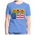 thumbnail image 4 of Mrzhqd 4Th Of July Shirts For Boys Girls Summer Toddler Independence Day Short Sleeve Prints T Shirt Tops Clothes Light Blue 6-7 Years, 4 of 4