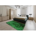 thumbnail image 4 of Ahgly Company Indoor Rectangle Patterned Deep Emerald Green Area Rugs, 5' x 8', 4 of 6
