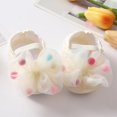 thumbnail image 2 of Baby Girl Soft Sole Net Yarn Bowknot Princess Shoes with Headband Set, 2 of 5