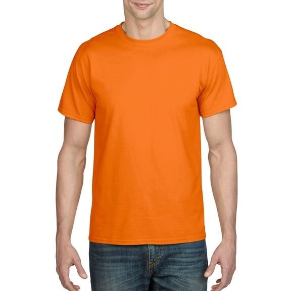 Gildan Mens DryBlend T-Shirt, XL, Safety Orange