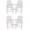 White, variant on SERWALL Tall Adirondack Chairs Set of 2,Recycled Poly Balcony Chair with Double Connecting Tray Patio Stools Weather Resistant for Outdoor Deck Lawn Pool Backyard