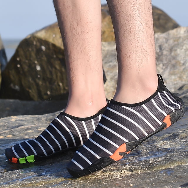 Hombres Mujeres Zapatos de agua Zapatos de natación de malla Zapatos de surf de secado rápido Zapatos descalzos Zapatos Zapatos de playa antideslizant Negro Soledad Zapatos de agua para mujer hombres