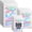 White, variant on CCOCC Rain Coats(2 Pack)-Reusable EVA Rain Ponchos For Adults Rain Jackets Raincoats For Men Women
