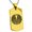 Gold, variant on Stainless Steel Tsugara Samurai Crest Engraved Dog Tag Pendant Necklace