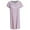 Pink, variant on Gabriella  Patterned Short Sleeve Sleep Gown (Women's Plus)