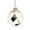Black, variant on SugarBloom 2D Acrylic Christmas Igloo Car Pendant - Festive Snow House Hanging Ornament for Car Mirror, Christmas Tree, and Holiday Auto Decor,Black