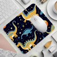 thumbnail image 2 of Starry Dinosaur Printed Desk Mat Mousepad, Non-Slip Rubber Bottom, 8.3x9.8 Inch, Suitable for Office and Gaming, 2 of 6