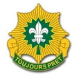 thumbnail image 1 of 3.8 Inch 2nd Armored Cavalry Regiment Unit Crest Vinyl Transfer Decal, 1 of 1
