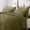 Olive Green, variant on 7-Piece Queen Olive Green Pintuck Comforter Set, Bedding with Comforter, Sheets, Ruffled Shams & Pillowcases