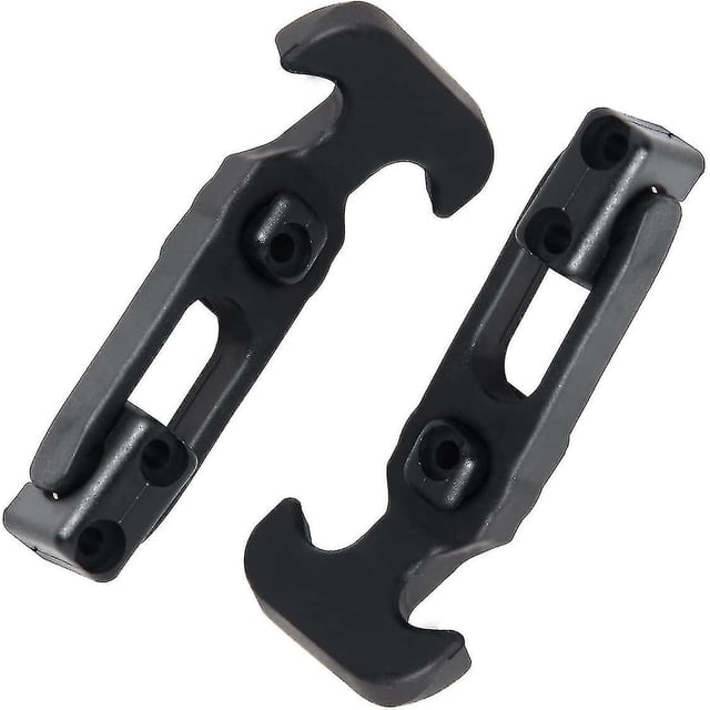 2 pestillos de goma flexible con mango en T y soporte para candado para caja de herramientas, refrigerador, carrito de golf, capó de máquina de ingeniería o maquinaria
