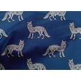thumbnail image 4 of oneOone Cotton Poplin Fabric Fox Block Print Fabric By Yard 56 Inch Wide, 4 of 4