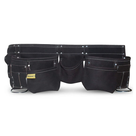 MECHTOOLS CARPENTER APRON WITH LEATHER BELT