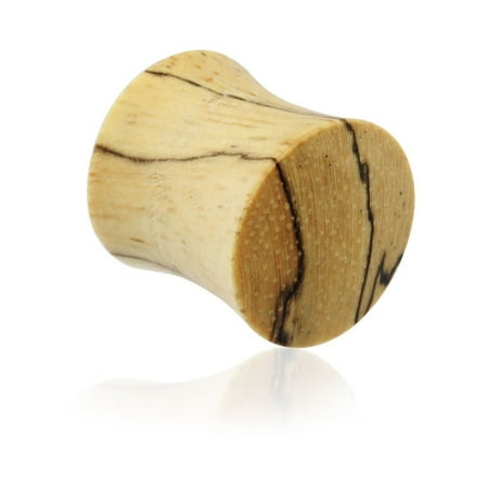 - Pair Of Organic Tamarind Wood Saddle Plugs,Gauge (Thickness):2 (6.5Mm)