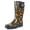 Garden Blossom, variant on Women's Tall Waterproof Rubber Rain Boots for Garden, Size 9,Puddle Ducks