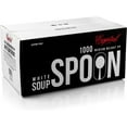 thumbnail image 3 of Crystalware Disposable Medium Weight PP Plastic Teaspoons, White (Pack of 1000), 3 of 5