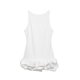 thumbnail image 3 of HH TRAF 2024 Vestido mini de playa de moda para mujer Vestido de verano blanco con cuello redondo, sin mangas, sin espalda, con pliegues y cremallera en capas para mujer, 3 of 5