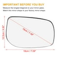 thumbnail image 3 of Espejo Retrovisor Derecho Unique Bargains Calefactado Vidrio con Respaldo 879080D260, 3 of 8