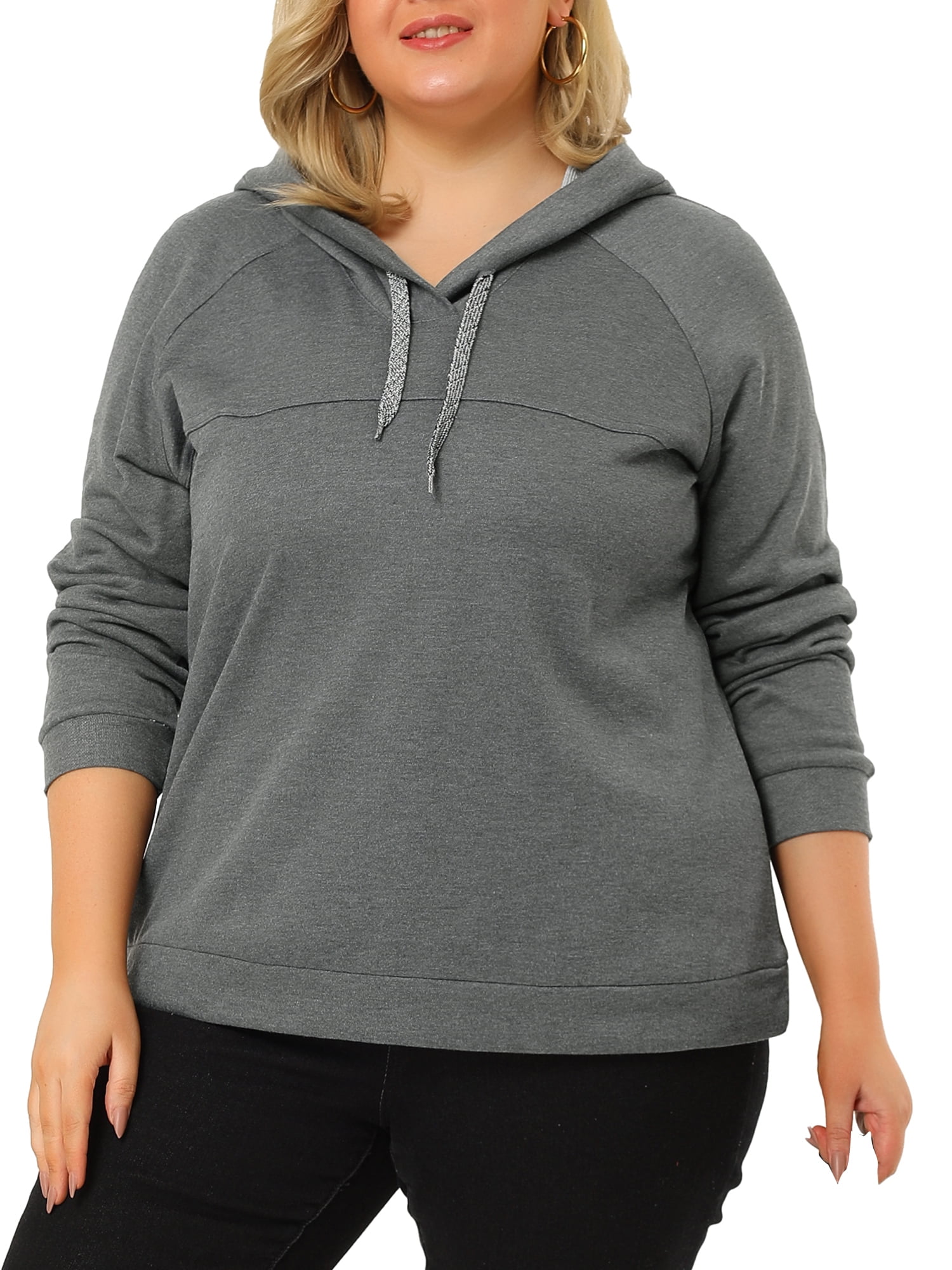 Women Men Baggy Printed Sweatshirt Plus Size Casual Pullover Gym Sports Hoodie 
