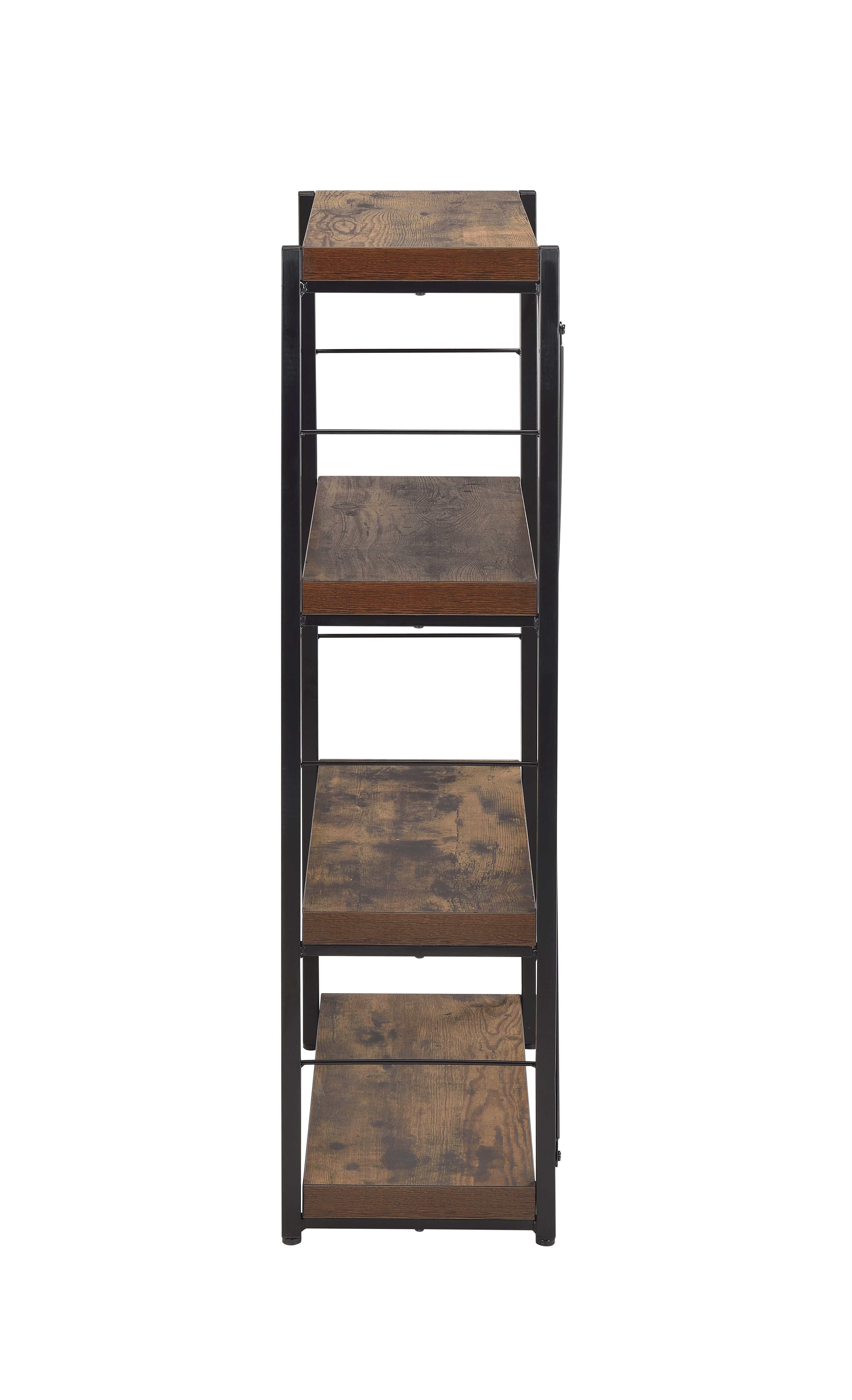 Bookshelf, Oak & Black Finish