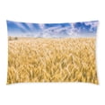 thumbnail image 1 of BOSDECO Golden Barley Fields Pillow Case Pillow Cover Two Sides Printing 20x30 inches, 1 of 2