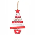 thumbnail image 1 of 1 pieza de colgante de madera con personalidad navideña para colgar en la puerta, decoración hecha a mano para árbol de Navidad, suministros de decoración para fiestas en el hogar, accesorios, 1 of 4