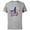 Athletic Heather, variant on Disney Donald Duck Sports Basketball Star Hot Shot - Short Sleeve Cotton T-Shirt for Adults - Customized-Charcoal