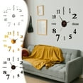 thumbnail image 1 of Iumwxz Room Decor Wall Clock Design Mirror Wall Decorative Sticker Watches ,Large Wall Clocks for Living Room Decor Wall Clock Wall Clock Home Wall Decor Easter Black Plastic My Order, 1 of 8