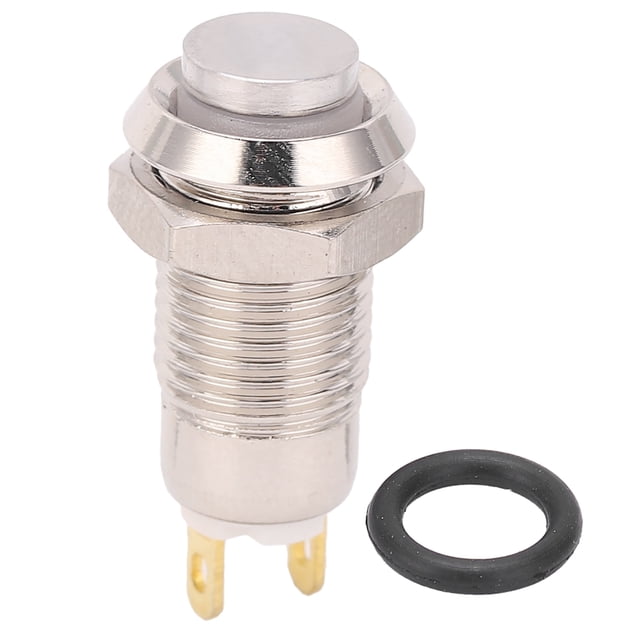Interruptor de botón Jadeshay metal de 8 mm autoblocante impermeable IP65