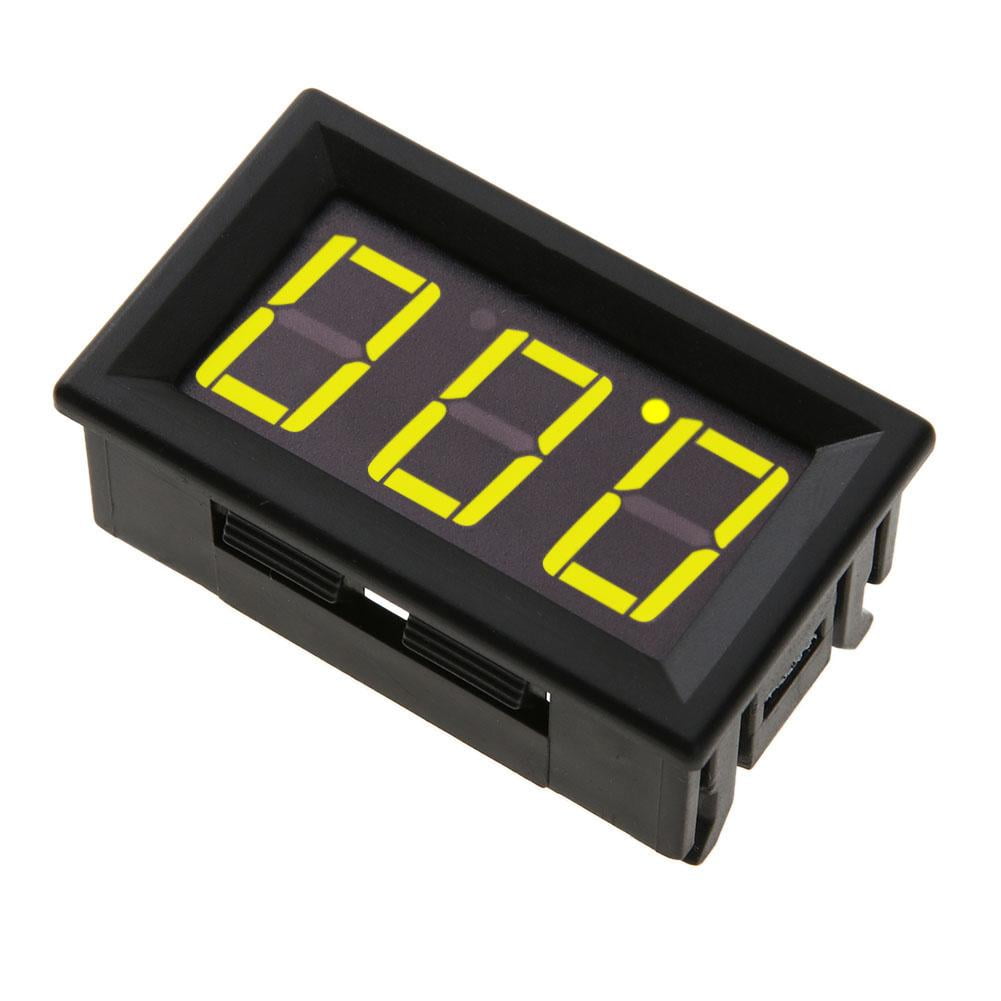 0.56in Mini DC 0-100V 3-Wire Voltmeter LED Display Digital Panel Meter 