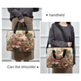thumbnail image 2 of 16" Laptop Briefcase for Work Travel Laptop Shoulder Bag Carrying Handbag Laptop Case Santa Claus Sitting in Chair, 2 of 8