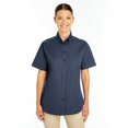 thumbnail image 1 of Harriton Chemise à Manches Courtes en Sergé 100 % Coton pour Femmes avec TéflonTM, 1 of 2