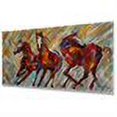 thumbnail image 3 of All My Walls 0078ME00030 Wild Mustang Horses Metal Wall Decor&#44; Black&#44; Blue&#44; Silver & Green, 3 of 4