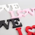 thumbnail image 3 of Wood Love Sign Valentine's Day Home Decor for Table Mantel Shelf,Free Standing Cutout Block Letter Centerpiece for Valentine's Day Gifts,Wedding,Room Decoration(Pink,12.8 Inch), 3 of 3