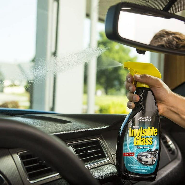 Invisible Glass 92164-2pk 22-Ounce Premium Glass Cleaner and Window Spray for Auto and Home Provides A Streak-Free Shine on Windows, Windshields, and