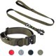 thumbnail image 2 of Tactical Dog Collar Leash Set K9 With Handle Military Duarable Nylon Pitbull For Medium Large Walking Training Pet Accessories ShopWise Round, 2 of 30