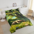 thumbnail image 3 of Sleepy Sloth Bed in a Bag 7-Piece Cartoon Wildlife Bedding Set , Woodland Animal King Size Comforter Set Botanical Plants Bedding Comforter Sets, Watercolor Floral Flower Bed Set, 3 of 6