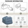 thumbnail image 6 of Baibu Chair Cushions, Dual-Layer with Memory Foam Fulfillment, Navy Blue, 6 Packs, 6 of 7