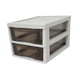 thumbnail image 3 of Estante organizador con cajón de almacenamiento, estuche para cosméticos de múltiples capas, caja de almacenamiento multifuncional para oficina, maqui 2 capas, 3 of 9