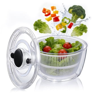 OXO Steel Salad Spinner w/ Soft Push Pump & Locking Lid - Walmart.com