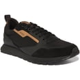 thumbnail image 1 of Hugo Icelin Run Men's Lace Up Running Inspired Retro Trainers In Black Size 10, 1 of 6