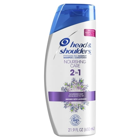 Head and Shoulders Nourishing Hair & Scalp Care 2in1 Dandruff Shampoo and Conditioner, 21.9 fl
