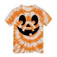thumbnail image 4 of PEASKJP Girls T Shirts Short Sleeve Girl's Short Sleeve Crewneck T Shirt Halloween Clothes (Yellow,1-2 Years), 4 of 5