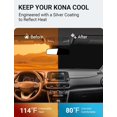 thumbnail image 3 of Protector solar para parabrisas Proadsy 2025 Mejorado para Hyundai Kona, 3 of 9